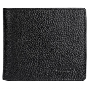 钱包男士真皮短款头层牛皮薄款折叠钱夹卡包简约高档大容量软皮夹