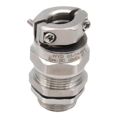 不锈钢双锁紧格兰头防爆密封接头