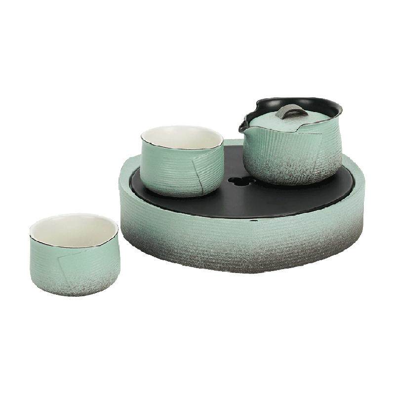 万仟堂手工精雕防烫日式茶具