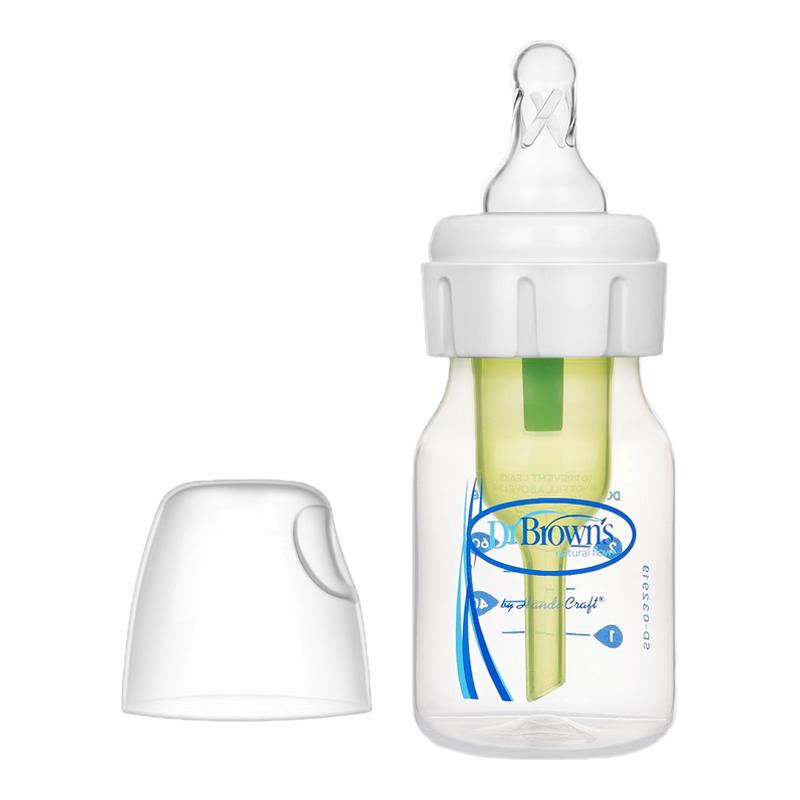 布朗博士奶瓶新生儿防胀气标准口径PP奶瓶（0-1月）防呛奶瓶60ml
