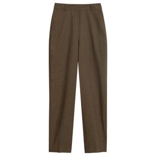 YINER音儿秋季低弹丝经典高腰长裤职场锥形休闲裤