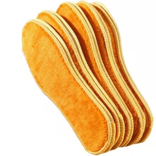 加绒加厚保暖鞋垫冬季毛绒绒鞋垫学生雪地靴防臭透气吸汗鞋垫子