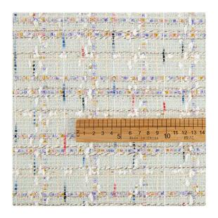 时尚条纹民族小香风布料diy外套马甲服装连衣裙做衣服粗花呢面料