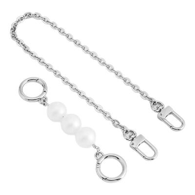 包包延长链适用蔻L驰V麻将包改造链腋下斜挎珍珠链高档包包配件AX