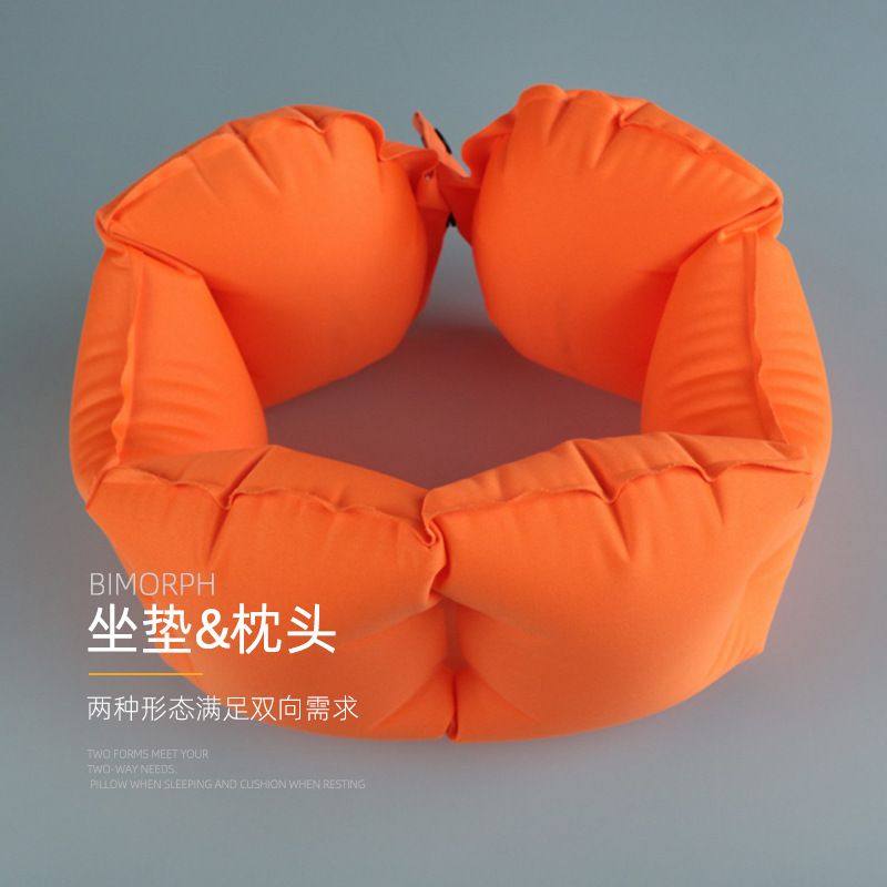u型枕 户外充气枕头 便携充气枕脖枕颈枕 旅行枕护颈枕