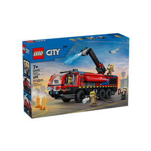 【自营】LEGO乐高城市系列60499机场消防车积木儿童玩具新年礼物