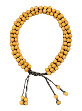 橄榄核正圆光珠425手工编织手链