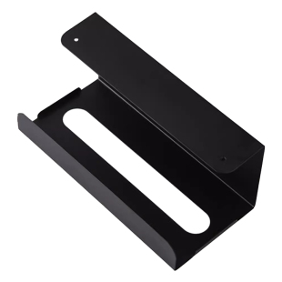 厨房橱柜纸巾盒悬挂免打孔免安装碳钢倒挂厕所洗脸收纳抽纸用纸架