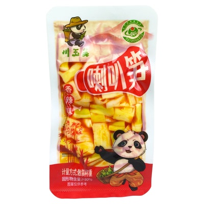 雅安高山熊猫笋红油香辣即食