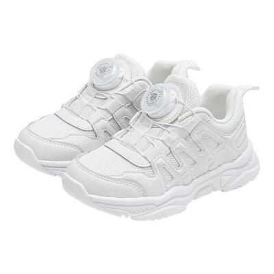 泰兰尼斯春夏款男童女童小白鞋