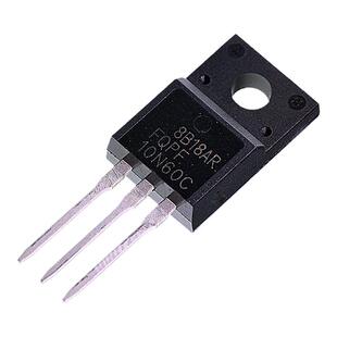 N沟道场效应三极管 FQPF10N60C 9.5A/600V/0.73欧/50W TO-220F