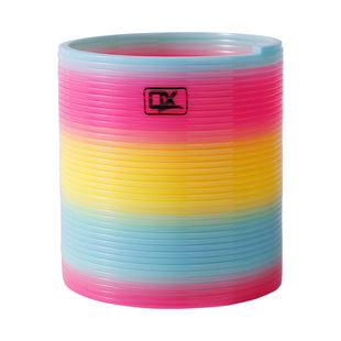 大号魔力彩虹圈玩具儿童益智弹力大人专业表演拉环平衡七彩弹簧圈