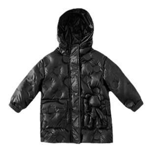 幼悠儿童可爱小熊压花羽绒服冬季新款防风保暖上衣男宝宝外套马甲