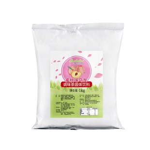 清茶湾蜜桃味乌龙茶粉1kg调味奶茶粉固体冲饮饮料奶茶店专用原料