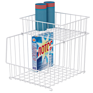 下水槽置物架厨房柜子隔板分层筐浴室洗漱台盆下收纳篮双层收纳盒