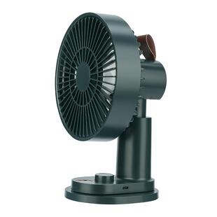 桌面风扇自动摇头遥控小风扇办公室桌上可充电便携学生宿舍超静轻音床上床头usb台式夹子家用小型电风扇迷你f