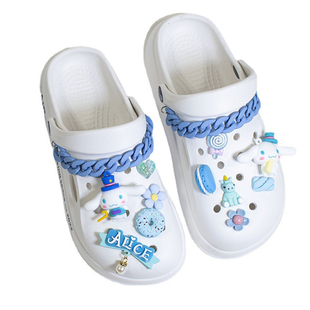 CROCS洞洞鞋配饰大耳狗立体卡通玉桂狗奶糯凉鞋拖鞋DIY可拆卸配件