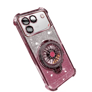 适用华为荣耀winRT手机壳WINRT高级陀螺支架AAK-AN00网红闪粉磁吸HonorWinRT防摔软壳wintr全包镜头膜winrt女