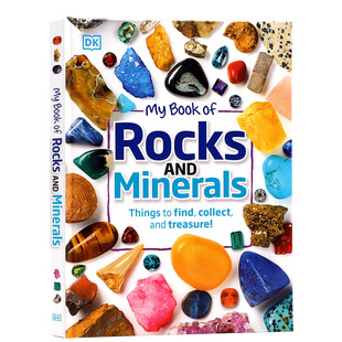 DK儿童岩石与矿物百科英文原版 My Book of Rocks and Minerals 青少年科普百科读物岩石宝石矿物全彩图解指南课外拓展阅读书