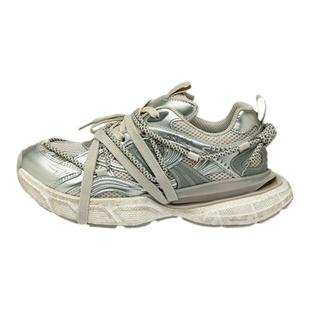 【范晓东同款】NSIOSC逆势 做旧复古休闲擦色原创增高 老爹鞋