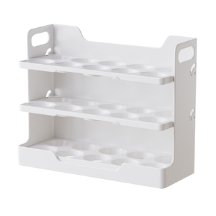 整理师推荐冰箱侧门鸡蛋收纳盒鸡蛋存放盒放鸡蛋专用置物架储物盒