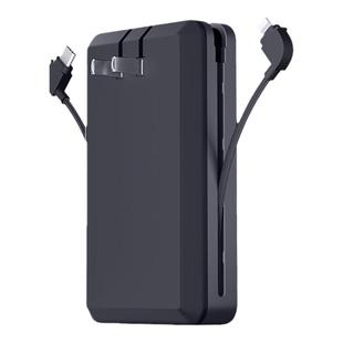 【3C认证】mophie摩尔菲自带线10000充电宝充电器带插头三合一移动电源可上飞机适用手机平板快充商务款