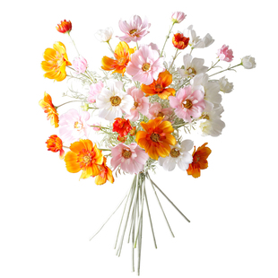 仿真大波斯菊客厅高档格桑花装饰花卉摆设轻奢高端落地秋英假花