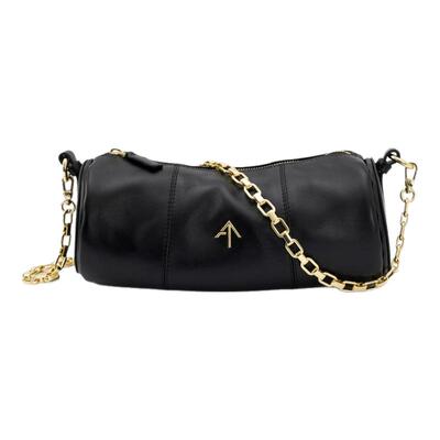 MANU ATELIER 女士时尚单肩斜挎包链条圆筒包银泰百货 301574