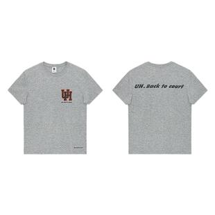 UH正品夏季新款BTC印花美式篮球短袖运动健身休闲潮流情侣t恤