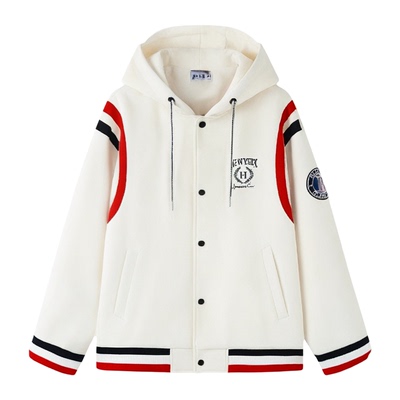 不起球不褪色夹克宽松帅气男生潮