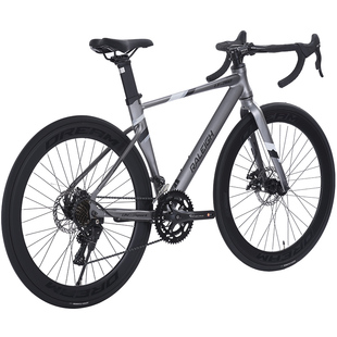 兰令破风公路车自行车成人碟刹变速竞速男士女款学生通勤代步单车