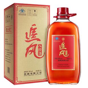 劲酒官方出品 劲牌38度追风八珍酒5L约10斤保健酒桶装礼盒