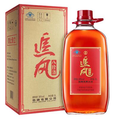 中国劲酒38度追风八珍5l10斤