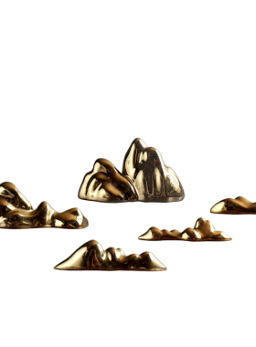 景德镇手工陶瓷新中式风山丘摆件