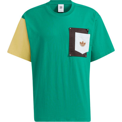 Adidas/阿迪达斯正品三叶草木偶系列男女圆领休闲T恤HC0341