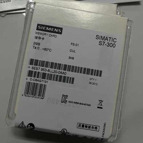 6ES7953-8LL20-0AA0西门子存储卡，内存2M,