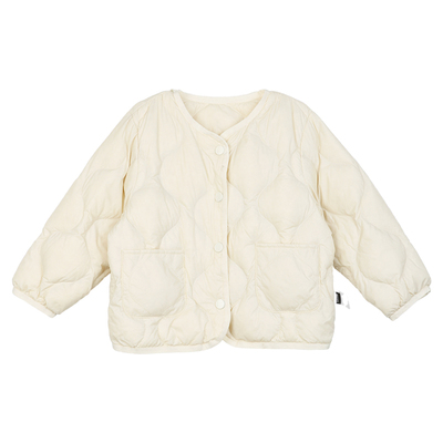 御寒暖宝宝长短款羽绒luson