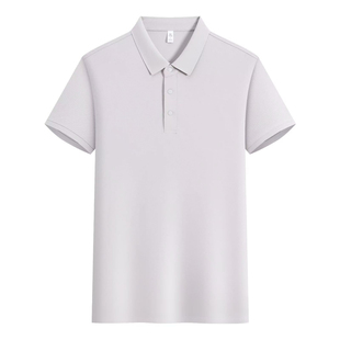 纯棉polo衫定制印logo工作服印字短袖夏季透气t恤翻领团队广告衫