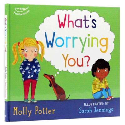 精装 What's Worrying You 英文原版书 儿童情绪宣泄管理绘本 你在担心什么 亲子互动 心理健康教育 英文版原版英语书籍