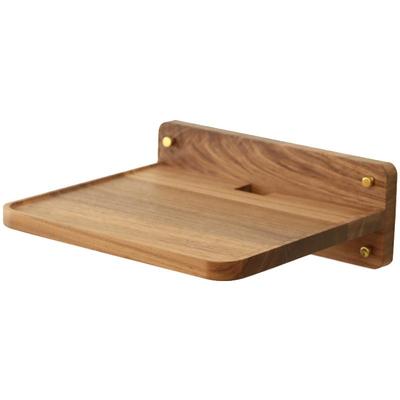 实木投影仪音响路由器壁挂支架