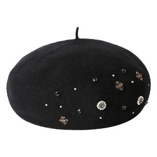 贝雷帽女秋冬2025新款高级感时尚洋气时髦显脸小羊毛呢八角帽子女