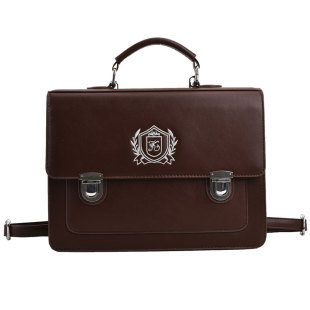 日系JK制服包包女2025新款手提单肩包大容量学院风斜挎邮差双肩包