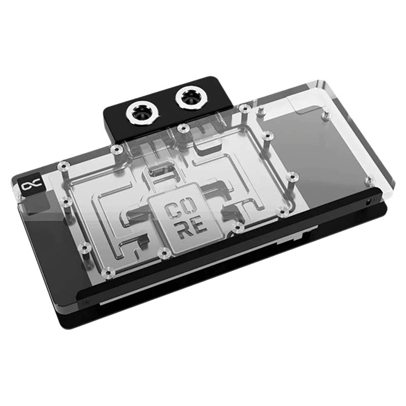 Alphacool Core系列9070显卡分体GPU水冷头兼容RX9070 华擎太极