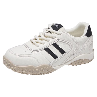 奥康 女鞋2025秋季新款内增高德训鞋女厚底轻便芭蕾风休闲阿甘鞋