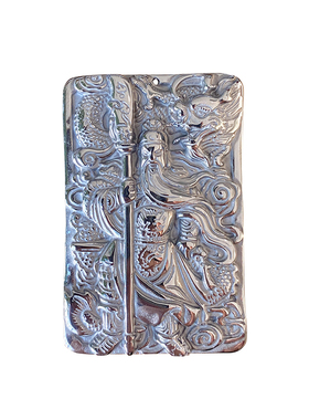 太赫兹多晶硅矿石毛衣链关公吊坠