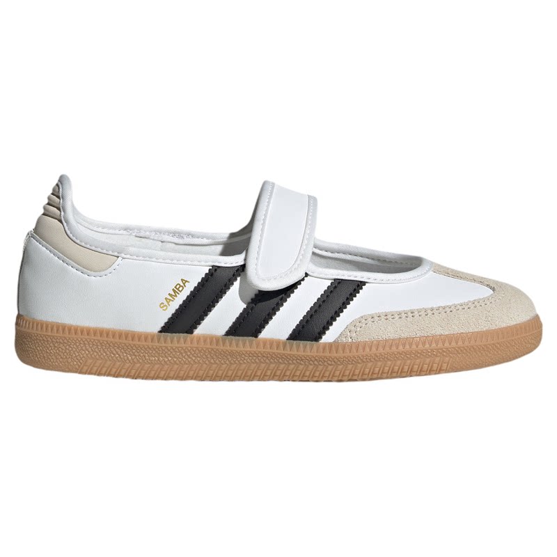 女大童 T头鞋 SAMBA JANE玛丽珍运动鞋儿童adidas阿迪达斯三叶草
