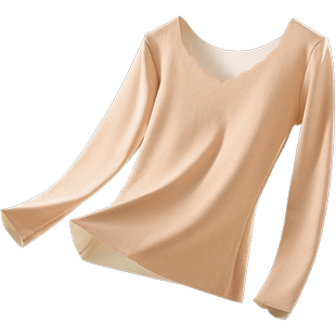 保暖内衣女秋冬季加绒加厚发热修身美体打底内搭无痕秋衣秋裤套装