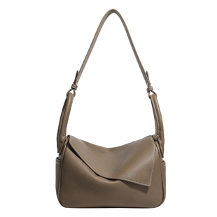 王楚然同款元宝包牛皮枕头包女通勤腋下包百搭单肩斜挎包XVN