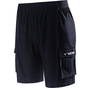 2024春夏新款victor胜利羽毛球短裤易干运动裤子男女款40207