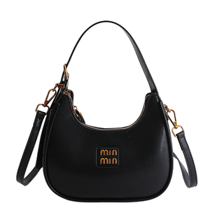 腋下月牙包女式高级感小众百搭单肩斜挎包2026春季新款通勤饺子包